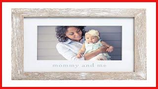 Pearhead Mommy and Me Rustic Keepsake Picture Frame New Mom and Expecting Mom Mother’s Day Accessor