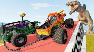 BeamNG Crazy Car Crashes and Jumps LIVE  #20 - Random Vehicles Total Destruction  Griffs Garage