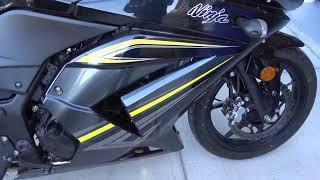 Kawasaki Ninja 250 with Yoshimura TRC exhaust  overview