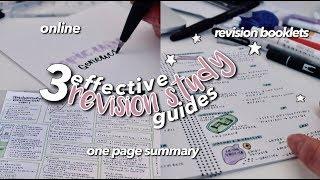 BACK TO SCHOOL REVISION METHODS  EFFECTIVE STUDY GUIDES