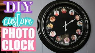 DIY CUSTOM PHOTO CLOCK TUTORIAL