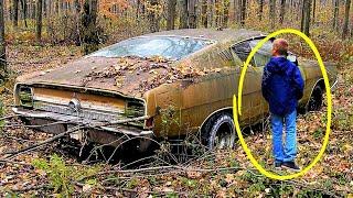 Boy Finds Old Abandoned Car In Forest What He Finds Inside It Makes Him Shocked