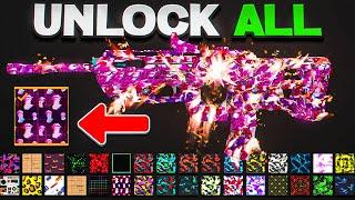 How to UNLOCK ALL *NEW* CAMOS in SEASON 4 Reloaded Unlock ALL for CONSOLE