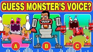 Skibidi Toilet But Wubbox vs Banbaleena Wubbox - Guess MONSTERS VOICE MSM #10