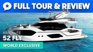 NEW Absolute 52 Fly Yacht Tour & Review  YachtBuyer