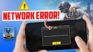 Fix PUBG Network error on iPhone  PUBG Mobile Login Failed Please check your Network setting 2024