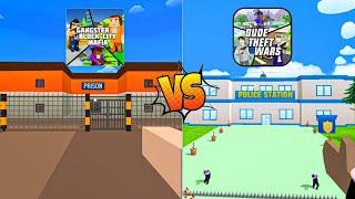 Dude Theft Wars vs Dude Theft Wars Mini  5 Five Star Police Chase Gameplay