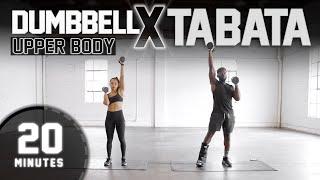 20 Minute Upper Body Dumbbell Tabata Workout ADVANCED HIIT
