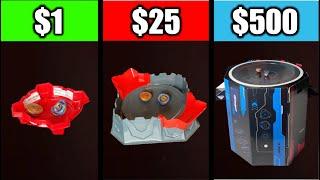 $1 vs $500 Beyblade Stadium