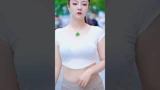 Asian sexy womens street model