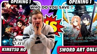 CHOOSE ONLY ONE ANIME OPENING OLD VS NEW OPENINGS Reaction