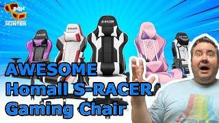 Homall S-RACER Gaming Chair  Unboxing Set-up Test & Review  Amazon Buys