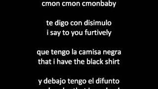 Juanes - La Camisa Negra The Black Shirt ENGLISHSPANISH lyricsletra