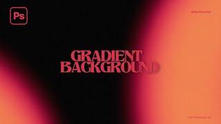 Create Easy Abstract Gradient Grainy Background in Adobe Photoshop