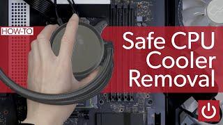 How to Remove a CPU Cooler Safely