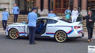 Special Customer buys the NEW 1M€ BMW 3.0 CSL in Monaco Carspotting 2024