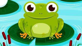 Cinco Ranitas Con Manchitas -  Canciones Infantiles  Super Simple Español  Five Little Frogs Kids