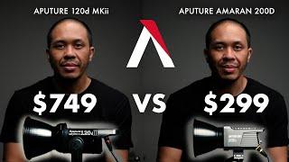 Aputure 120D vs Amaran 200D - Is Cheaper Better? Review & Test Footage