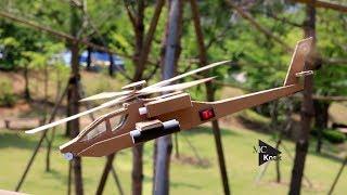 How To Make Helicopter AH-64 Apache - Cardboard DIY