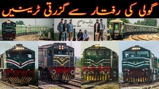 Pakistan Railways 12 in 1 High Speed Trains Action Feat. Jungshahi - The Speed Madness  Railogram