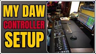 Solid State Logic UF8 UC-1 UF-1 DAW Controllers  Custom Stand & Workflow