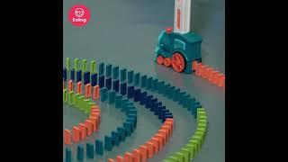 Domino Train Blocks Set Building and Stacking Toy