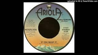 NITEFLYTE If You Want It 1979 ARIOLA RECORDS 7