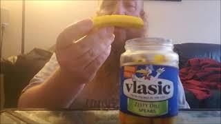 Big Reds Snack Attack ep. 86 - Vlasic Zesty Dill Pickle Spears - Review - Pickle Challenge