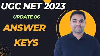 UPDATE 06  - NET EXAM 2023 PROVISIONAL ANSWER KEY  UGC NET 2023 ANSWER KEY