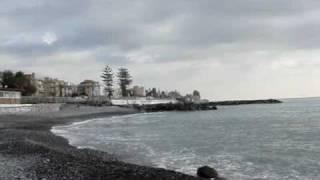 The Italian sea in autumn