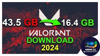 VALORANT Highly Compressed  Patch 8.03  A to Z Installation Guide 