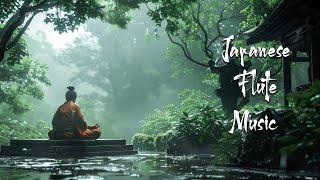 Zen Garden Peace in the Rain - Japanese Flute Music For Meditation Healing Stress Relief Soothing