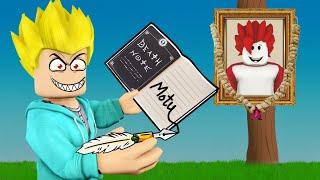 ROBLOX BUT I HAVE DEATH NOTE  Khaleel and Motu Gameplay