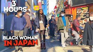 3 hours of Walking in Tokyo as a Black Woman  How Do Japanese Treat Black Women?  People Stare