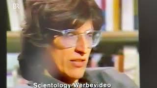 12.7.1986 -Scientologe Gottfried Helnwein und seine Lobeshymne im Scientology-Werbefilm in Burgbrohl