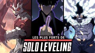 Qui sont LES PLUS FORTS de SOLO LEVELING ?