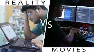CODING IN MOVIES VS REALITY