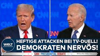 TV-DUELL TRUMP VS. BIDEN Verbale Schlammschlacht Aussetzer des Präsidenten besorgen Demokraten