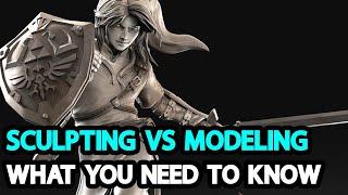3D Modeling vs Sculpting What Are The Differences