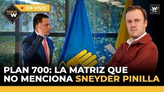 MinInterior responde a rumores de constituyente Plan 700 la matriz que no menciona Sneyder Pinilla