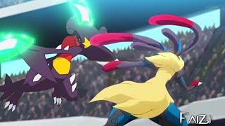 Ash VS Cynthia Part 2 Full Battle - Pokemon Journeys Episode 124  Pokemon Sword And Shield AMV