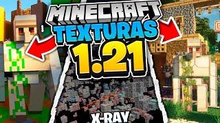 TOP 10 TEXTURE PACKS para MINECRAFT 1.21 JAVA BEDROCK y PEPAQUETE DE TEXTURAS 1.21