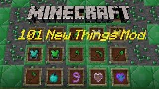 Minecraft 1.11.2  101 New Things Mod Review Emerald Tools ETC