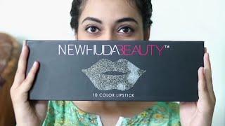 New Huda Beauty Lipstick Palette  Affordable Palette Swatch and Review