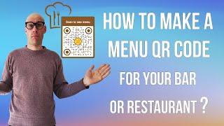 How to Make a QR Code Menu for Your Bar or Restaurant 2024 Menu QR Codes