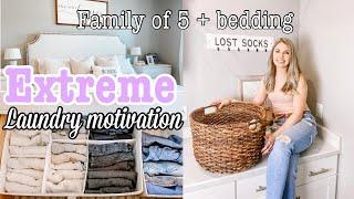 Extreme Laundry MOTIVATION 2020  ALL DAY LAUNDRY  Do laundry with me