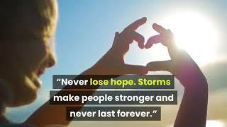 never Lose Hope Quotes  Never Lose Hope Motivational Video 2021