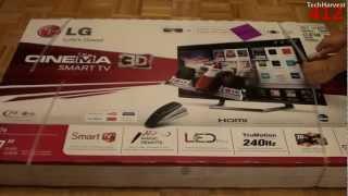 LG 3D Cinema Smart TV 47LM7600 Unboxing