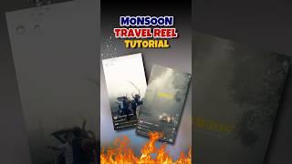 NEW REELS TRENDING MONSOON TRAVEL REELS VIDEO EDITING  MONSOON REELS TUTORIAL  REELS TUTORIAL