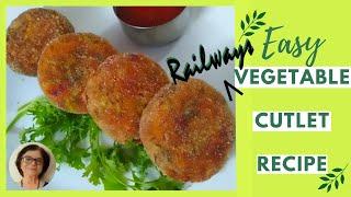 Easy Vegetable Cutlet Recipe  Railways Vegetable Cutlet Recipe  Vegetable Cutlets New Way